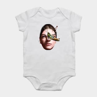 Grasshopper in yr face Baby Bodysuit